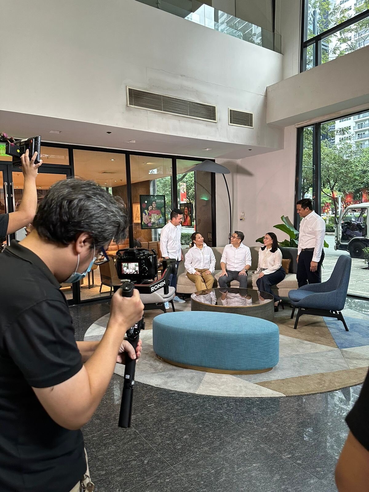 Behind the scenes with the team