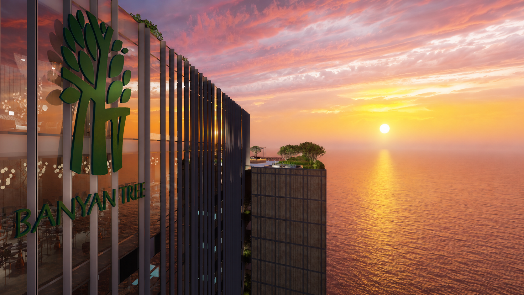 Banyan Tree Manila Bay Sunset